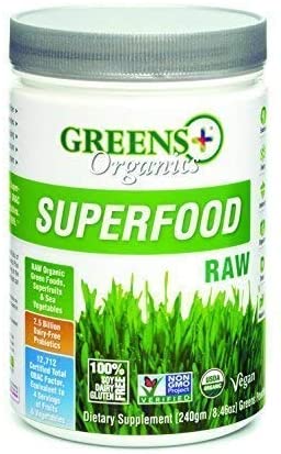 Greens+ Organic Superfood Raw | Non GMO | Gluten Free | USDA Organic | Vegan Greens Powder | 8.46 oz