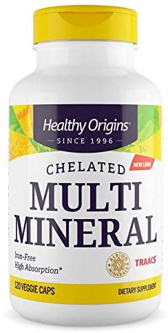 Healthy Origins Chelated Multi Mineral (Featuring Albion Minerals), 120 Veggie Caps