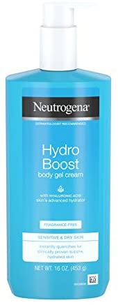 Neutrogena Hydro Boost Fragrance-free Hydrating Body Gel Cream, 16 Ounce