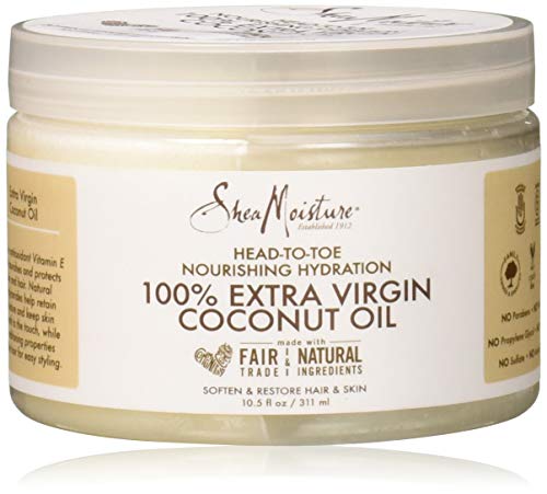 SheaMoisture 100% Pure Coconut Oil Moisturizer, 10.5 Fluid Ounce