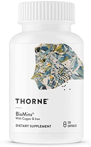 Thorne Research - BioMins - Comprehensive Multi-Mineral Supplement with Copper and Iron - 120 Capsules