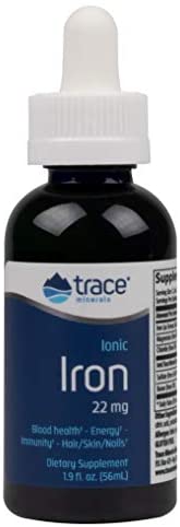 Trace Minerals Liquid Ionic Iron, 22 mg, 1.9 Ounce