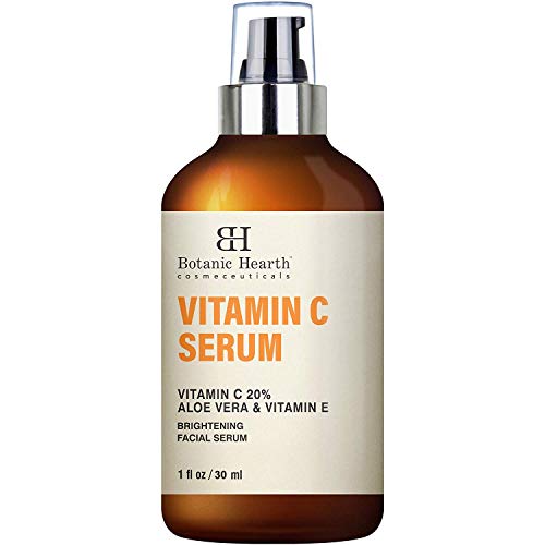 BOTANIC HEARTH Vitamin C Serum for Face - Facial Serum with Stabilized Formulation for Long Shelf Life - Anti Aging, Advanced Skin Care - 1 fl oz