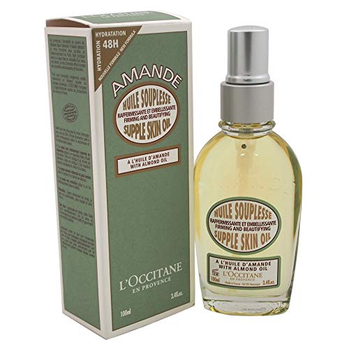 L'Occitane Almond Supple Skin Body Oil, 3.3 Fl Oz