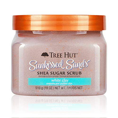 Tree Hut Shea Sugar Scrub Sunkissed Sands, 18oz, Ultra Hydrating & Exfoliating Scrub for Nourishing Essential Body Care