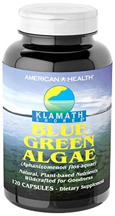 American Health Klamath Shores Blue Green Algae - 120 Capsules - Fresh Water Phytonutrient-Rich Algae Superfood Supplement - 120 Total Servings