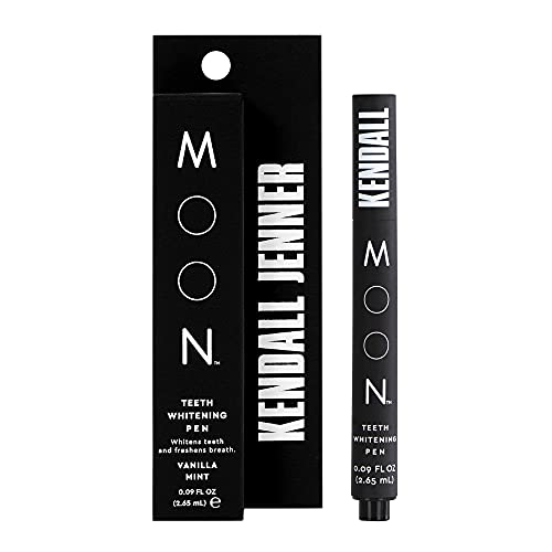 MOON Teeth Whitening Pen - Elixir III by Kendall Jenner – Brush Every Tooth White - On-The-Go Whitener for A Brighter Smile - 30+ Uses - Vegan - Vanilla Mint