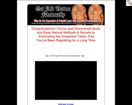 Get Rid of Tattoo Naturally | How to Remove Unwanted Tattoo Using Natural Products